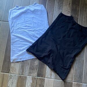 2Undercover Mama Black and White Tank Tops
